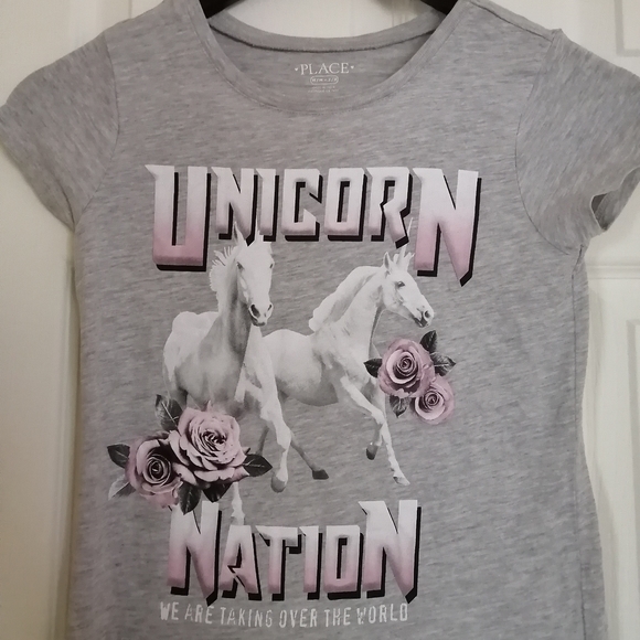 The Children's Place t-shirt, size M 7/8, grey - Picture 1 of 2